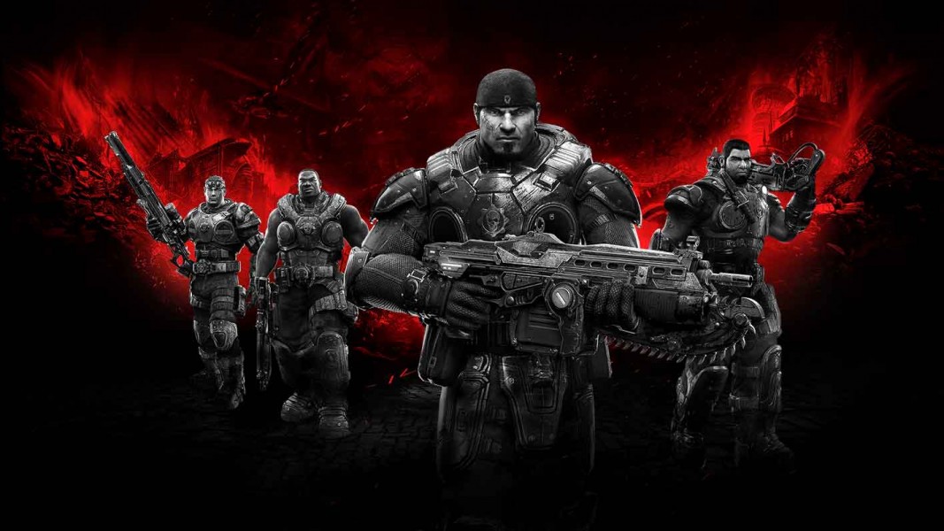Cover Art - One of the pieces of cover art that was used for Gears of War: Ultimate Edition. Featured on the Microsoft Store.